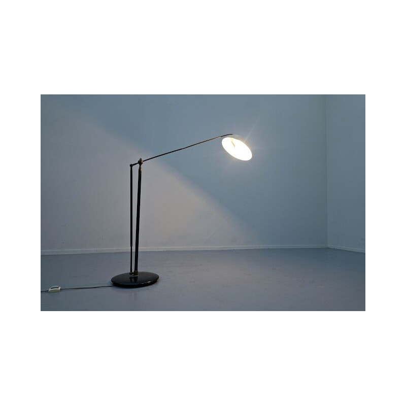 Vintage Adjustable Floor Lamp by Angelo Lelli for Arredoluce, Italy 1955s