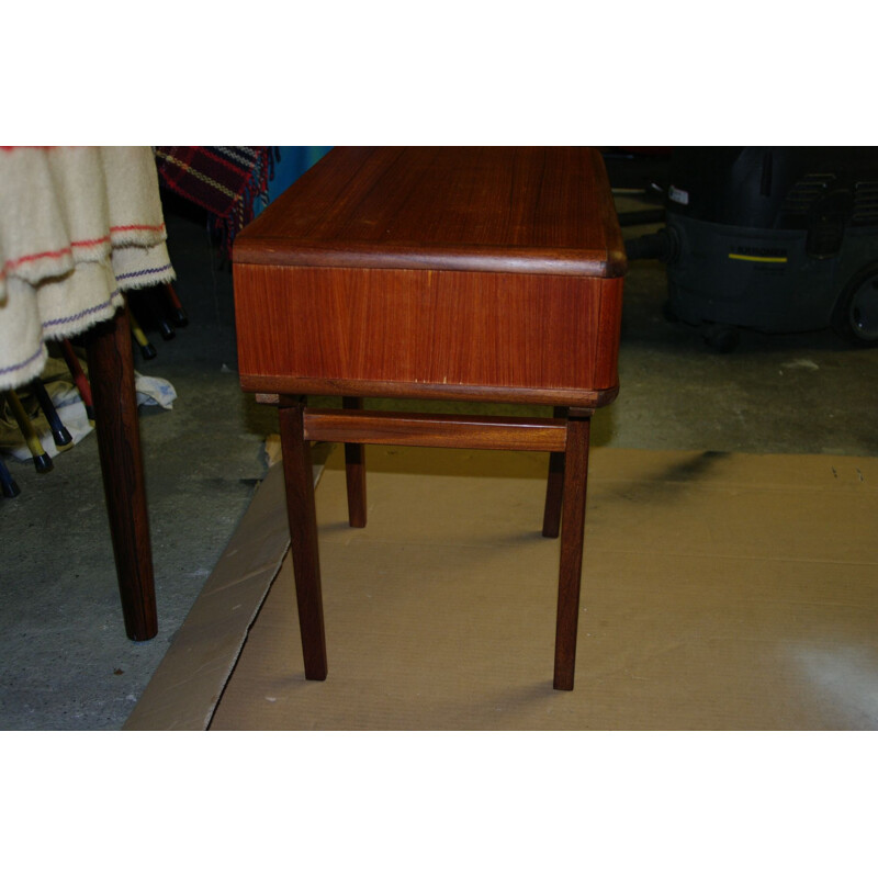 Vintage teak bedside table, Danish 1960s