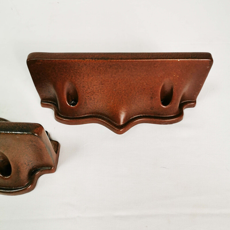 Vintage Ceramic shelves Pan, Germany 1970s