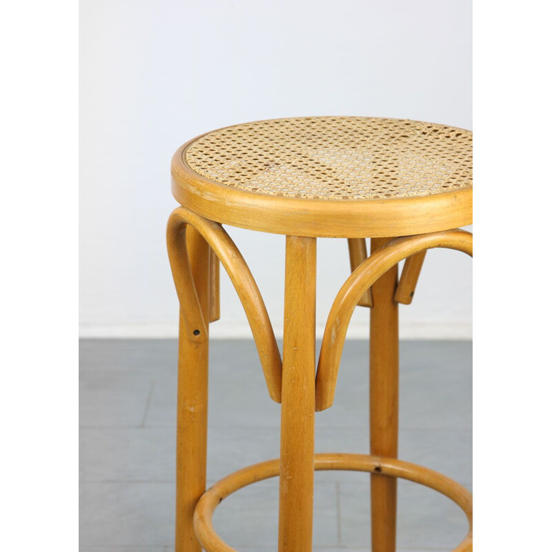 Vintage Thonet bentwood bar stool