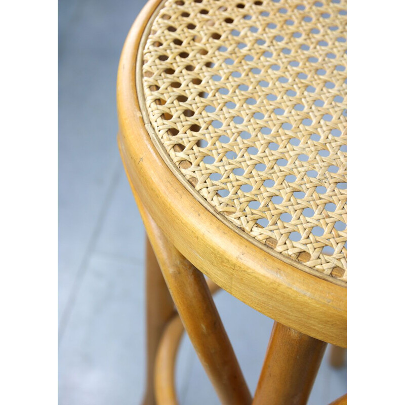 Vintage Thonet bentwood bar stool