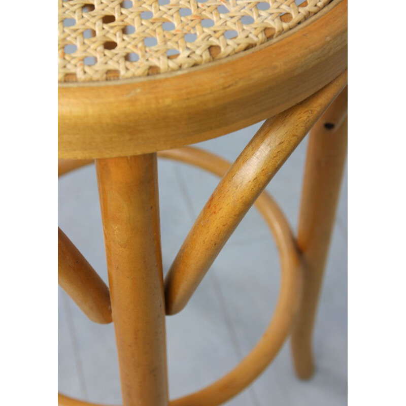 Vintage Thonet bentwood bar stool
