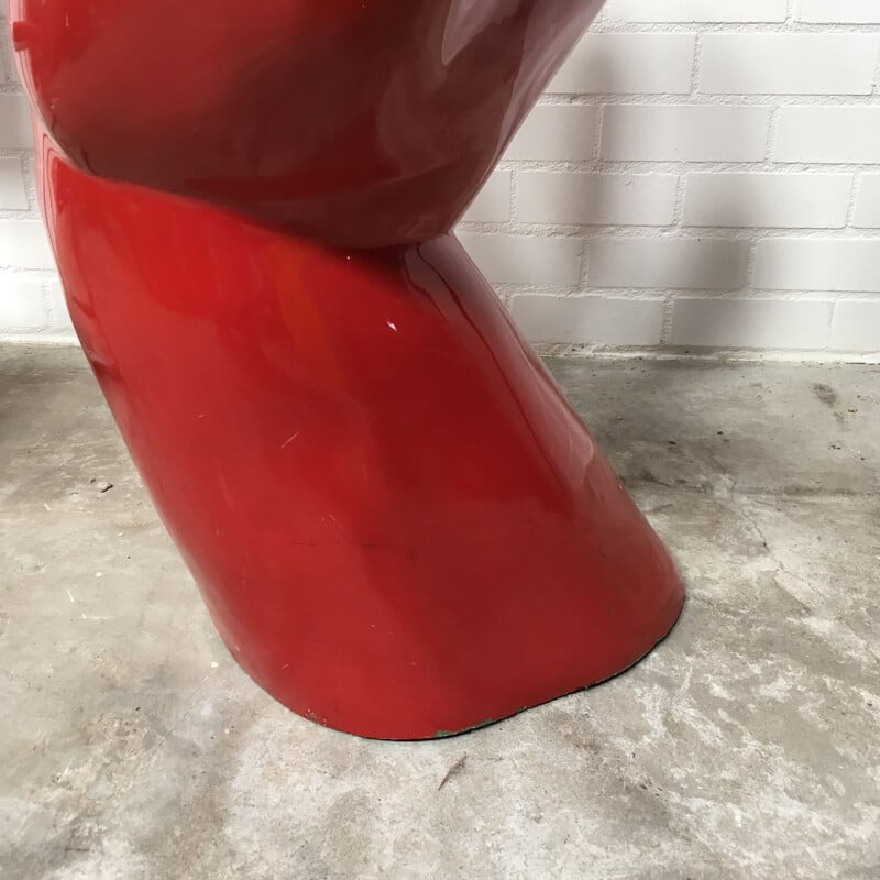 Chaise ou table vintage en fibre de verre