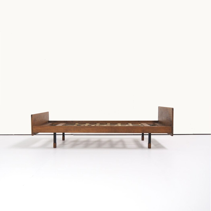 Vintage Constructivist daybed Jean Prouvé 1940s