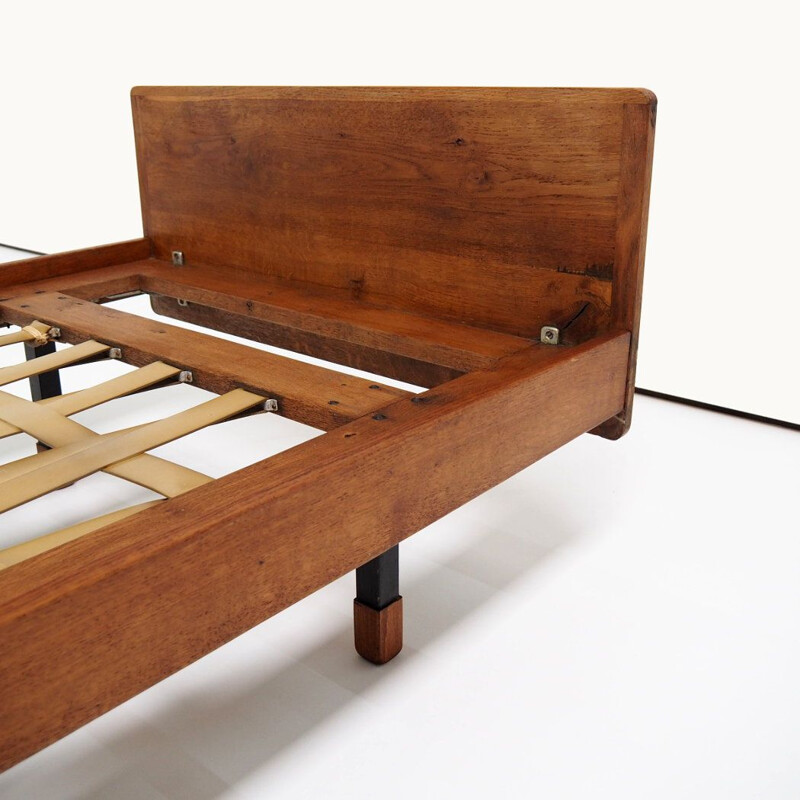 Vintage Constructivist daybed Jean Prouvé 1940s