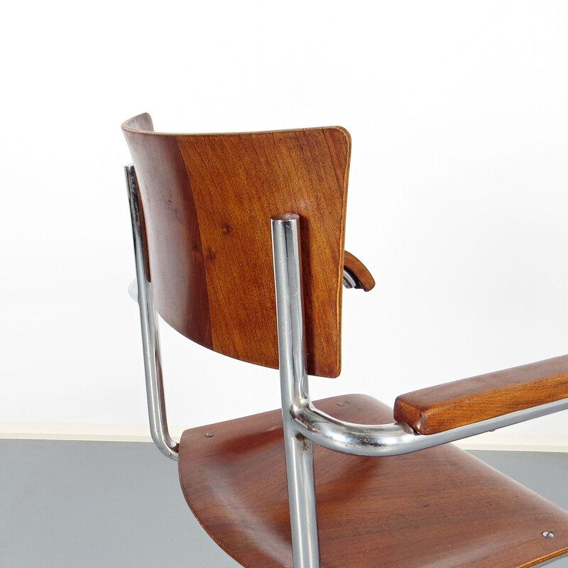 Chaise tubulaire vintage par Martin Stam