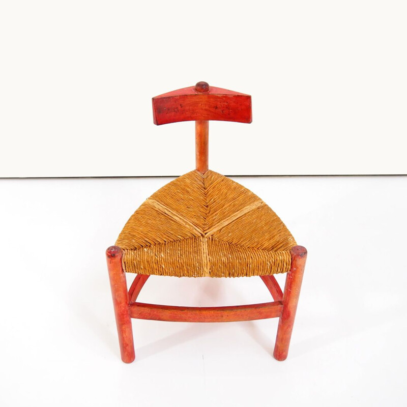 Vintage church chair to Wim den Boon 1950s