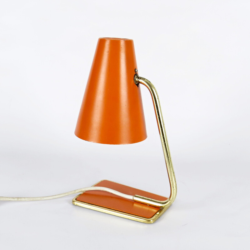 Vintage orange table lamp