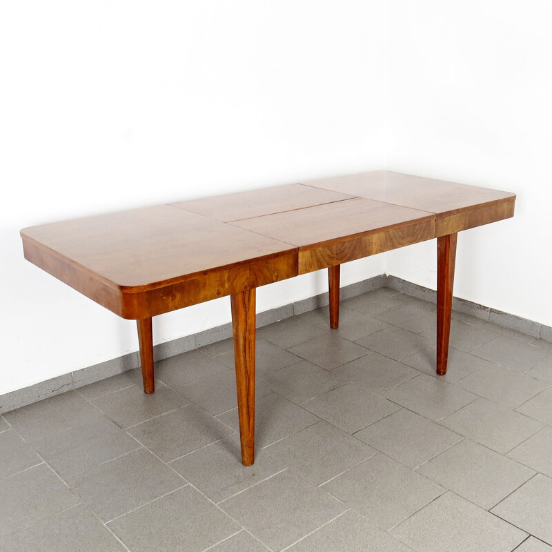 Vintage Folding Dining Table by Jindrich Halabala & UP Závody