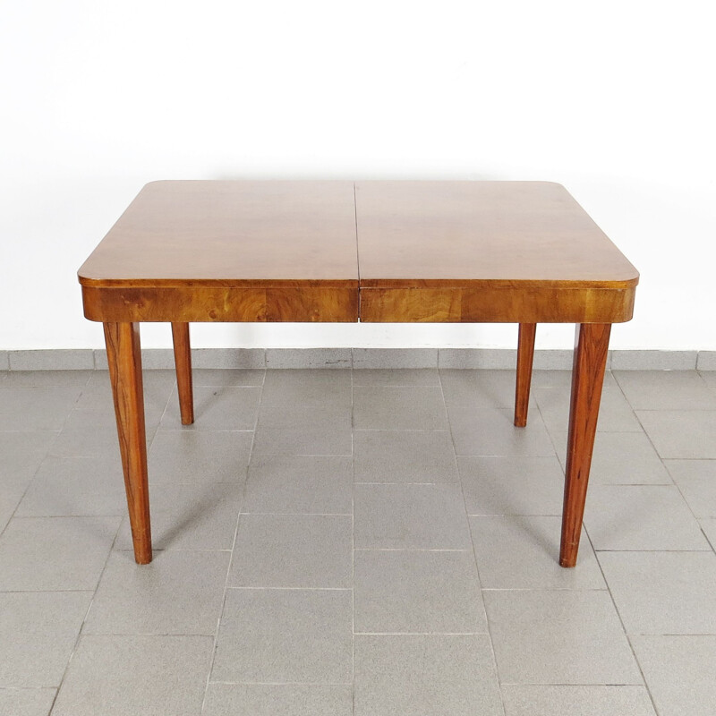 Vintage Folding Dining Table by Jindrich Halabala & UP Závody