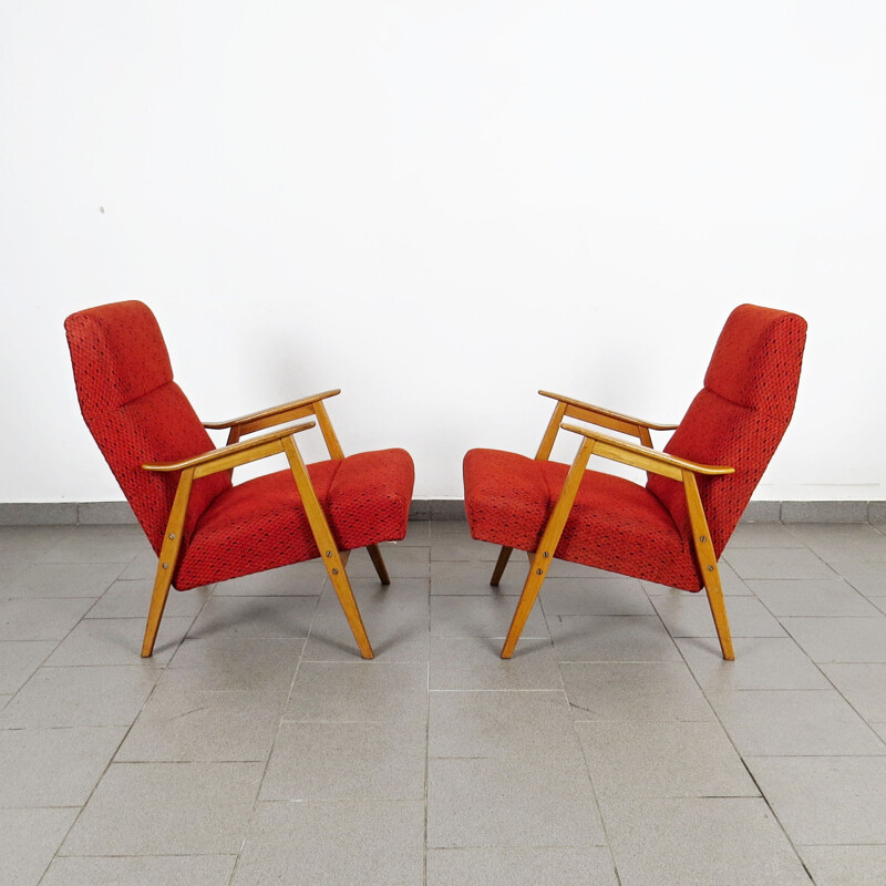 Vintage Armchairs by Interier Praha