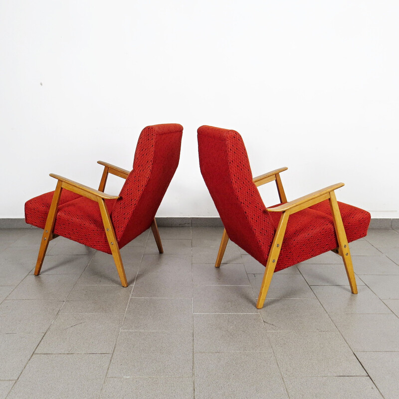 Vintage Armchairs by Interier Praha