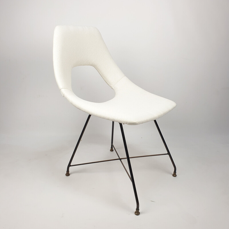 Vintage Cosmos Dining Chair by Augusto Bozzi for Saporiti, Italia 1950s