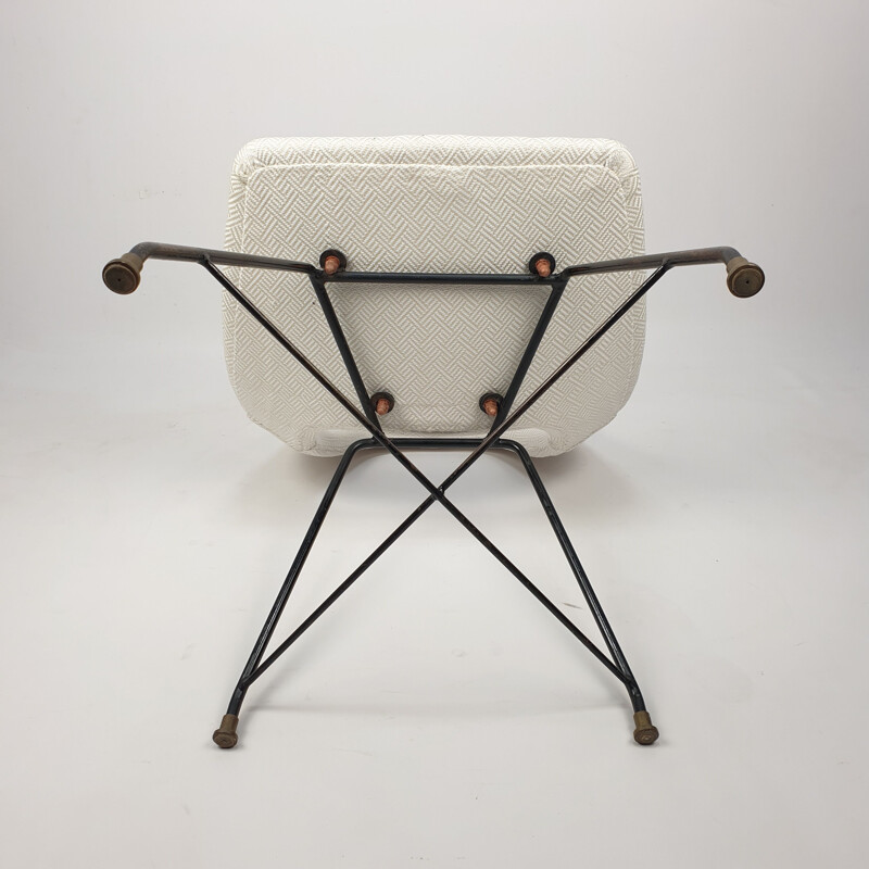 Silla Cosmos vintage de Augusto Bozzi para Saporiti, Italia 1950