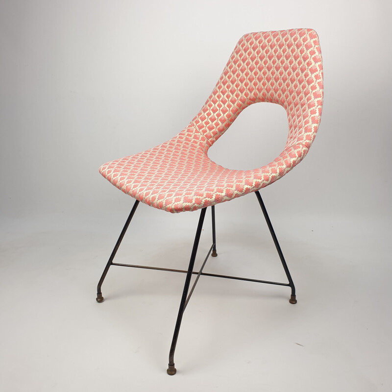 Vintage Cosmos Dining Chair by Augusto Bozzi for Saporiti, Italia 1950s