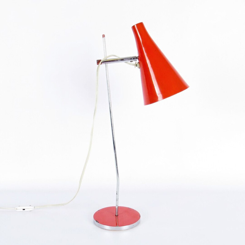 Lampe de table vintage par Josef Hůrka, Tchèque