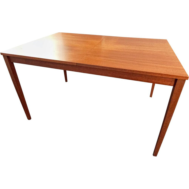 Vintage Extendable Teak Dining Table, Denmark 1960s