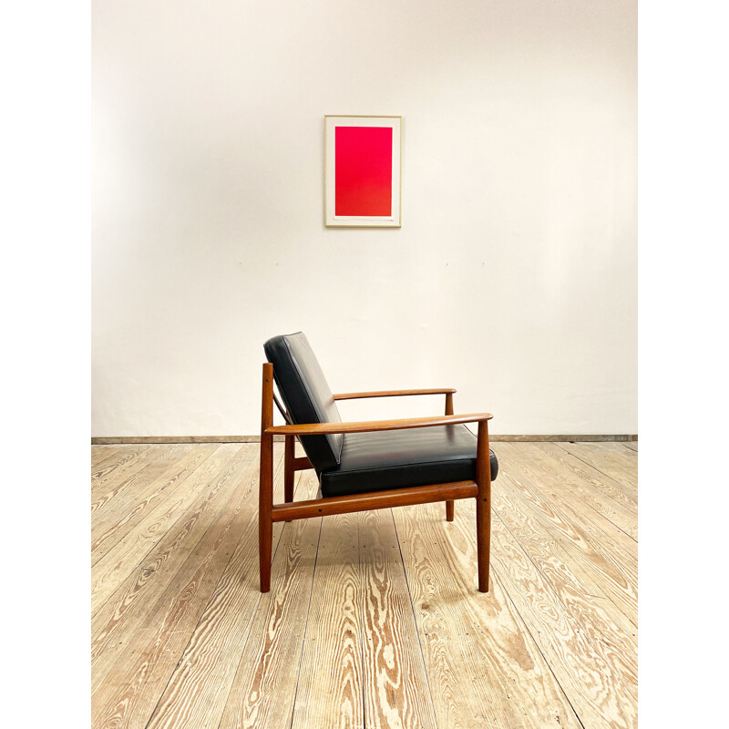 Vintage teak armchair by Grete Jalk for France and Son, Denmark 1960