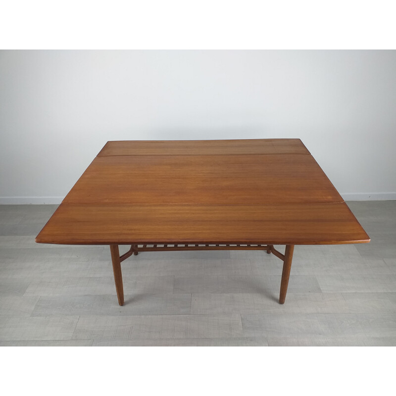 Vintage teak coffee table by F. Ohlsson, Scandinavian 1960