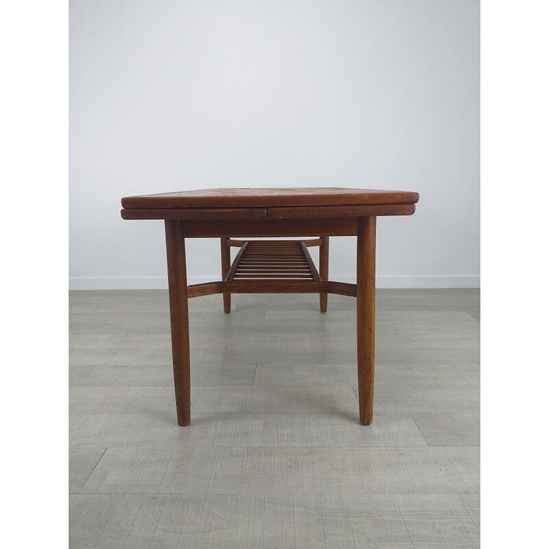 Vintage teak coffee table by F. Ohlsson, Scandinavian 1960