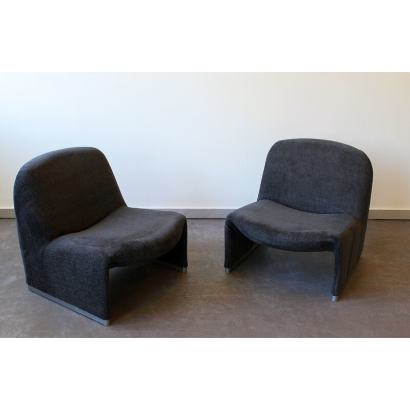 Pair of vintage Alky armchairs by Giancarlo Piretti for Castelli 1969