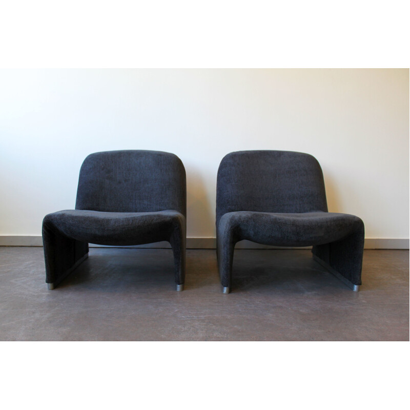 Pair of vintage Alky armchairs by Giancarlo Piretti for Castelli 1969