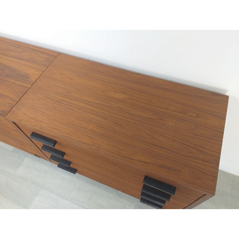 Vintage modernist teak sideboard, Scandinavian 1960