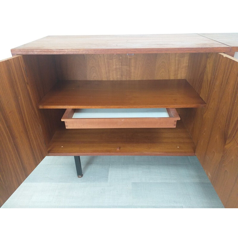 Vintage modernist teak sideboard, Scandinavian 1960