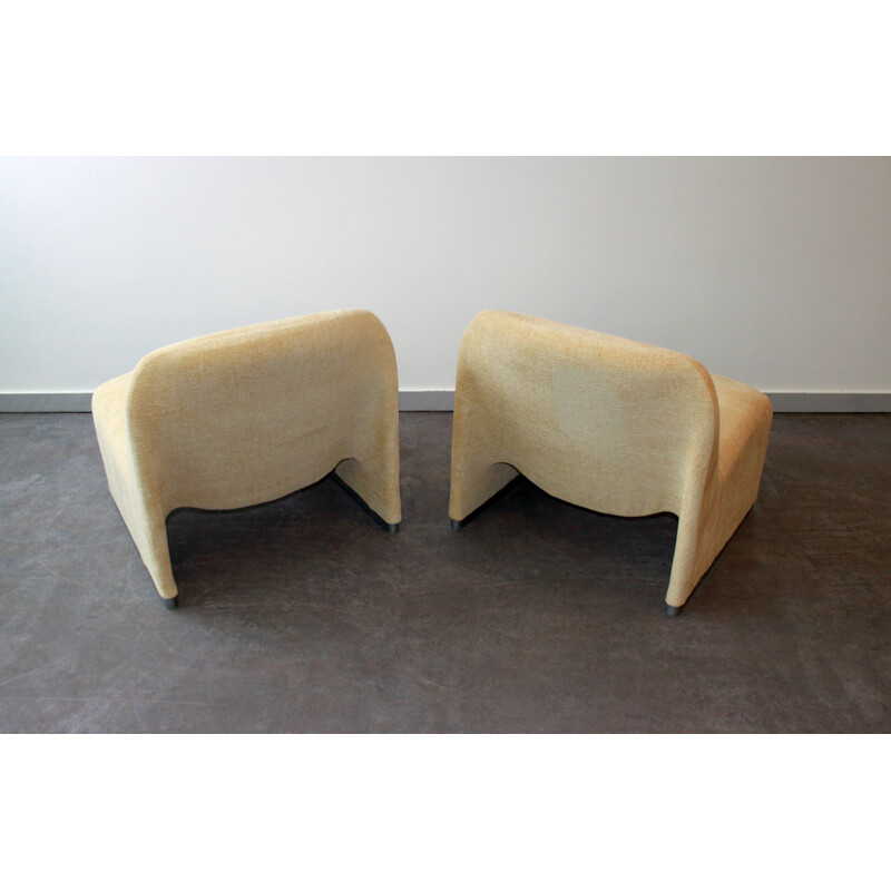 Pair of vintage Alky armchairs by Giancarlo Piretti for Castelli 1969