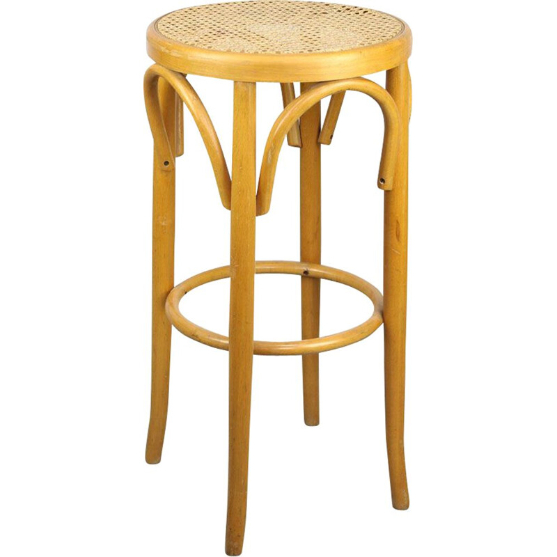 Vintage Thonet bentwood bar stool