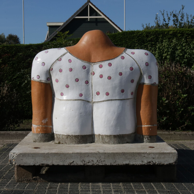 Vintage-Skulptur "Sitting Figure" von Jan Snoeck, Niederlande 1980