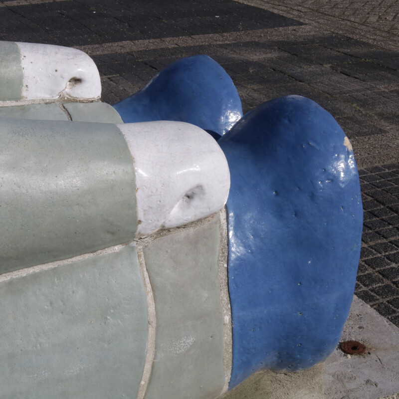 Escultura Vintage "Figura Sentada" de Jan Snoeck, Holanda 1980