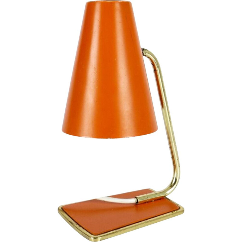 Vintage orange table lamp