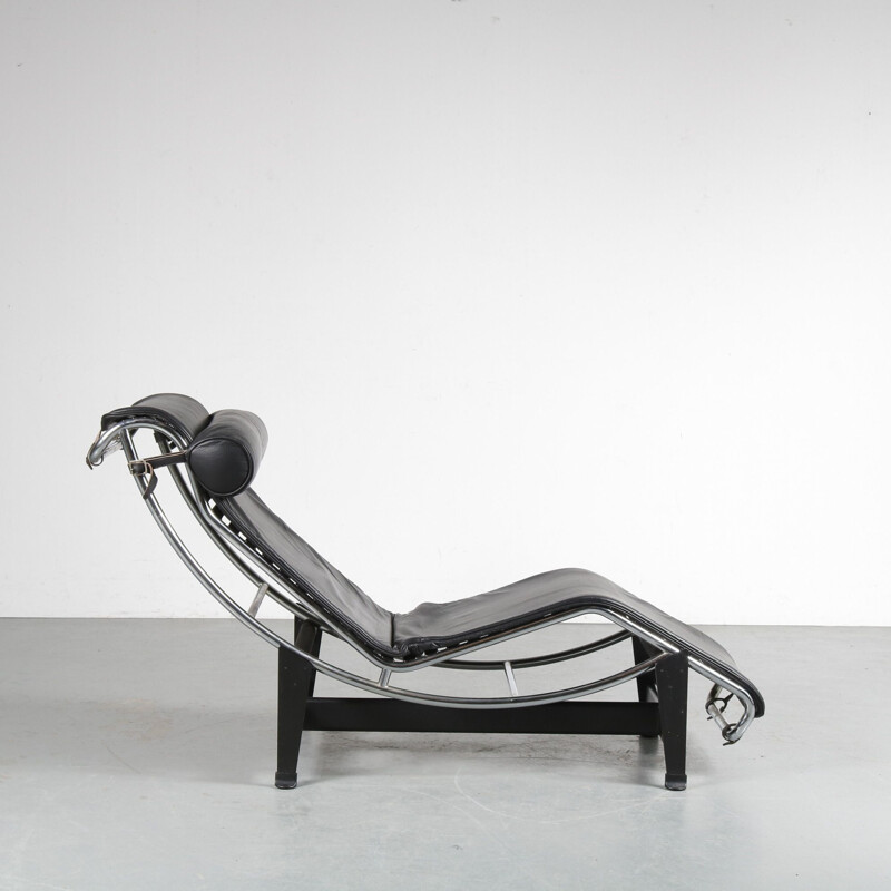 Vintage "LC4" armchair by Le Corbusier for Cassina, Italy 1980