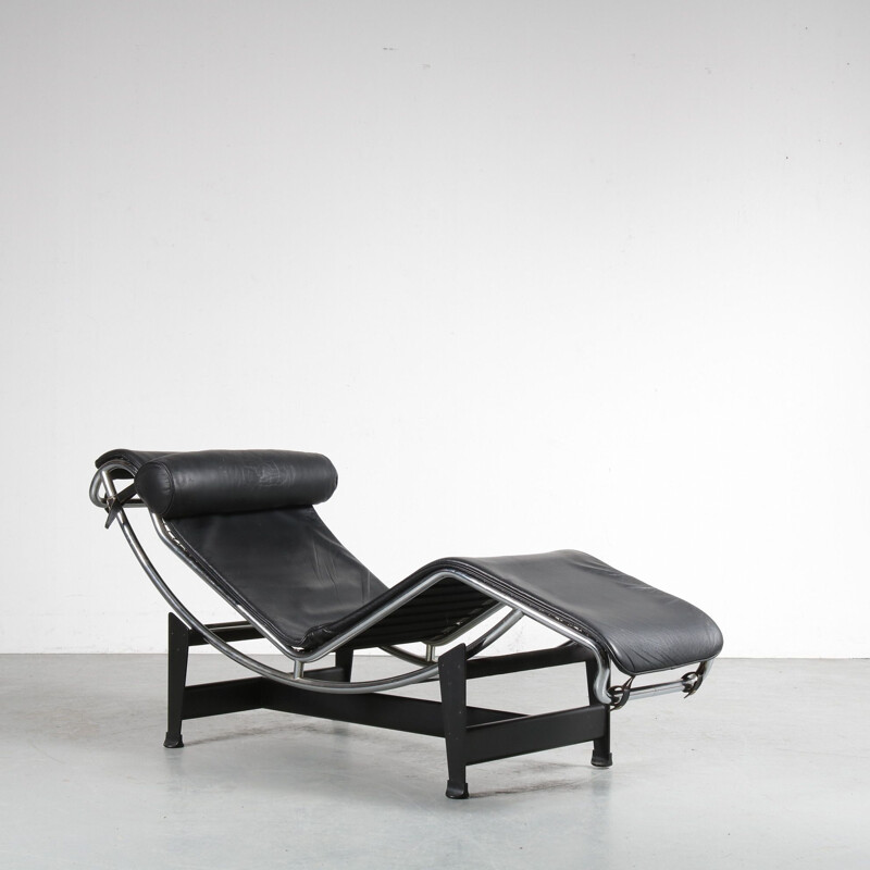 Vintage "LC4" armchair by Le Corbusier for Cassina, Italy 1980