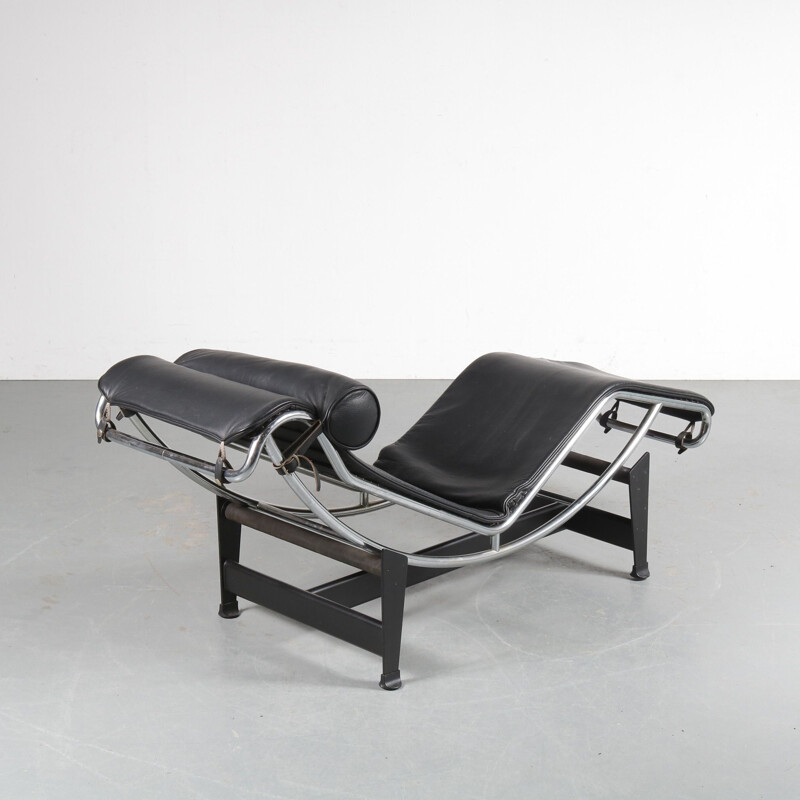 Vintage "LC4" armchair by Le Corbusier for Cassina, Italy 1980