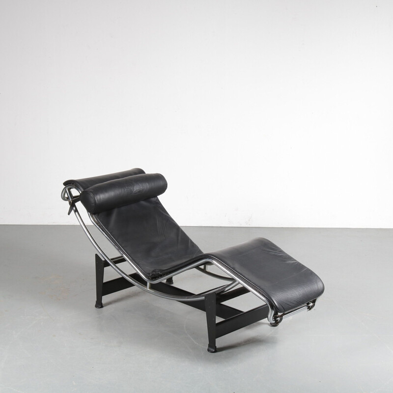 Vintage "LC4" armchair by Le Corbusier for Cassina, Italy 1980