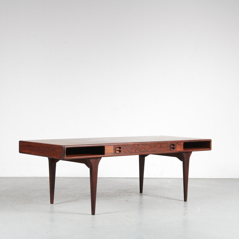 Vintage hardwood coffee table by Nanna Ditzel for Silkeborg, Denmark 1960