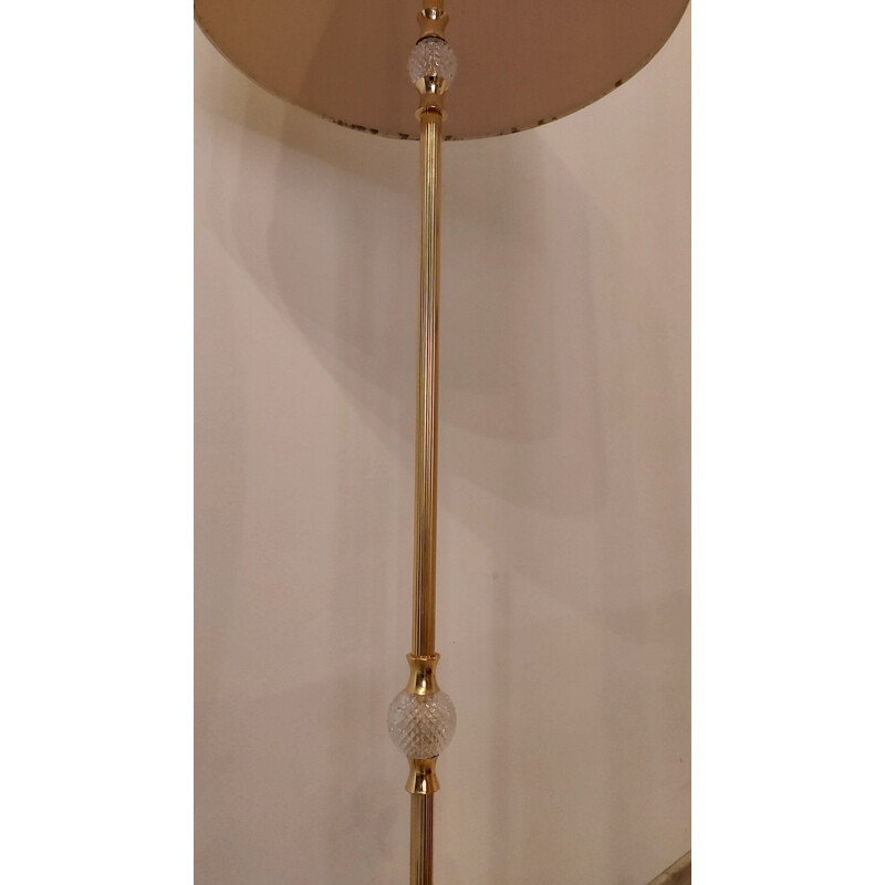 Vintage brass floor lamp 1970