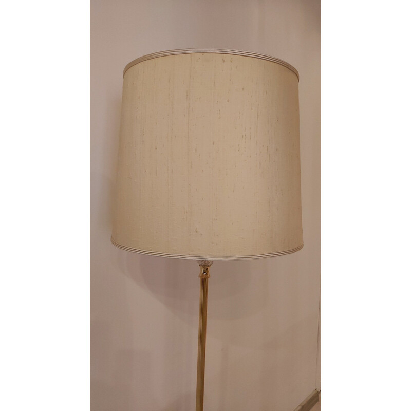 Vintage brass floor lamp 1970