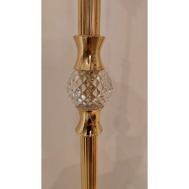 Vintage brass floor lamp 1970