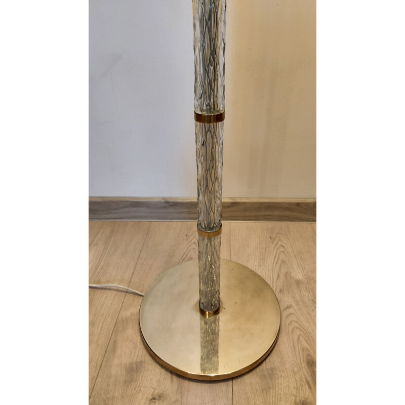 Vintage brass floor lamp 1970