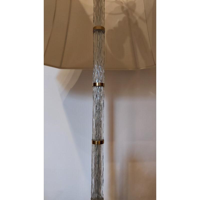 Vintage brass floor lamp 1970