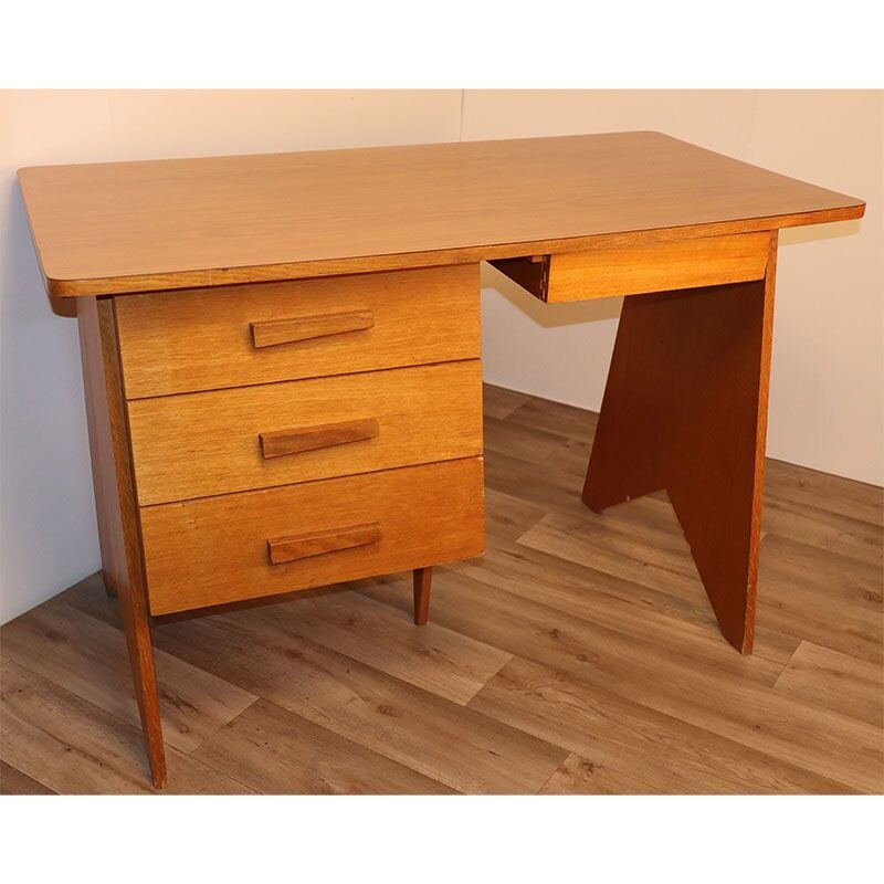 Vintage wooden desk 1960