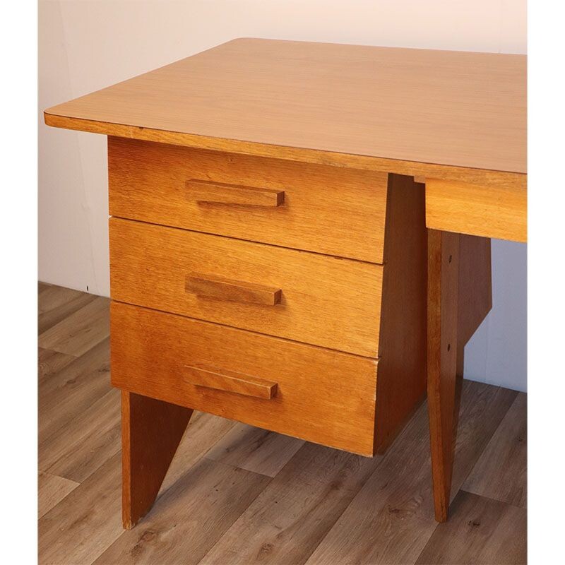 Vintage wooden desk 1960