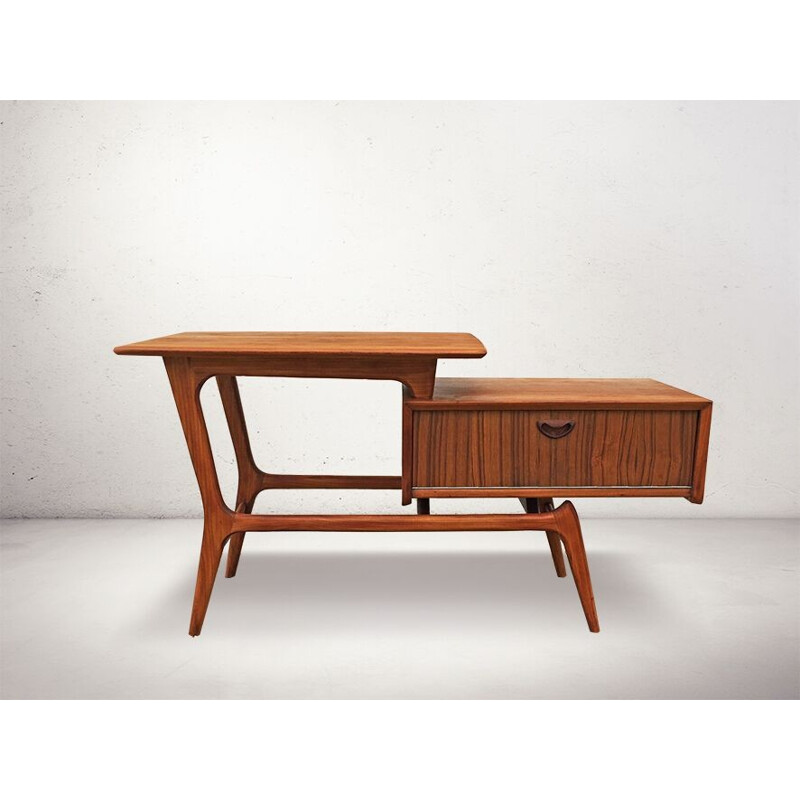 Webe coffee table with two platers, Louis VAN TEEFFELEN - 1960s