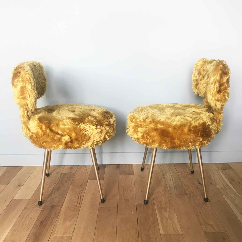 5 vintage Chairs fur 1960