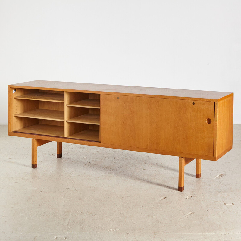 Vintage teak sideboard "RY 26" by Hans J. Wegner for Ry Møbelfabrik, Denmark 1960