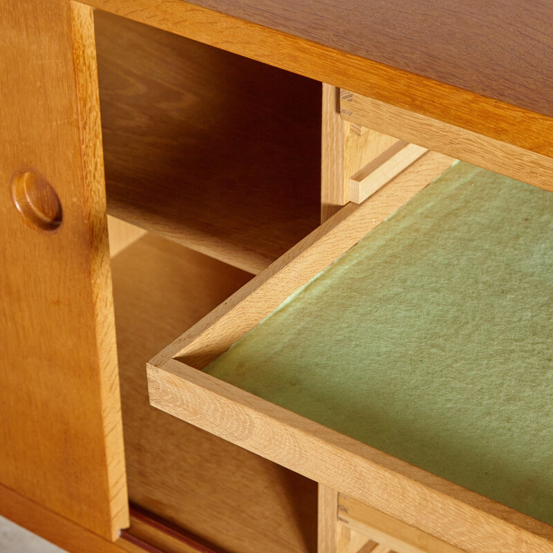 Credenza vintage in teak "RY 26" di Hans J. Wegner per Ry Møbelfabrik, Danimarca 1960