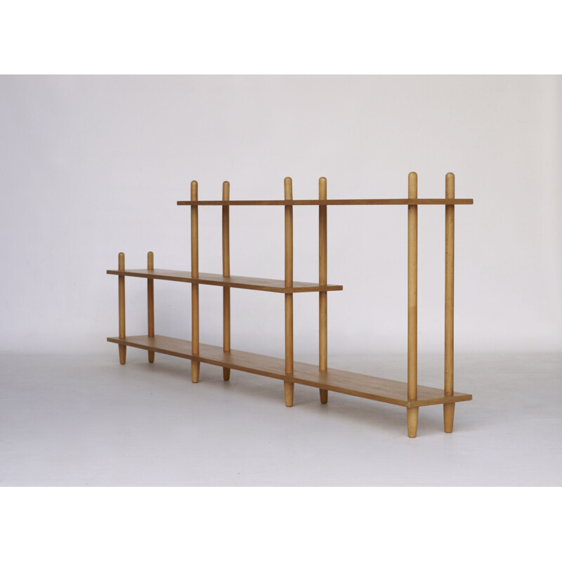 Midcentury Stokkenkast Shelving Unit by Willem Lutjens for Gouda den Boer Dutch  1950s